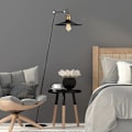 Miniatyrbillede 5 af 5: E27-fatning med afbryder, 3,5 meter kabel stof elektrisk ledning til
