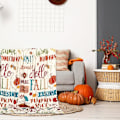 Miniatyrbilde 3 av 3: Høst Fuzzy Flanell Teppe 60 x 50 Tommer Retro Gresskar Fotball Kast Teppe Retro Høst Teppe for Thanksgiving Hjem