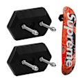 Miniatyrbillede 1 af 5: 2 stk. Skateboard Vægophæng Skateboard Display Rack Vertikal a