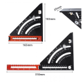 Pikkukuva 2 / 5: Pre Square Carpenter Metal Aluminum Folding Triangle Ruler Combination Square 310mm Multifunction Tr