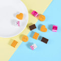 Miniatyrbillede 4 af 4: 3D Sødt Mad Puzzle Mini Kiks Viskelæder, Seje Sjove Adskillelige Skrivebordskæledyrs Viskelædere til Piger 12 Stykker