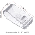 Miniatyrbild 2 av 5: Täcke Filt Klämmor 6st Inga Nålar Plast Täcke Klämmor Håll Hörnet På Plats Täcke Fixering för Klämma Lakan Fäste Klämma Transparent