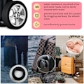 Miniatyrbillede 3 af 5: 8 stk. Premium Kuffert Hjul Dæksler, Rejse Kuffert Hjul Dæksel, Silikon Hjul Beskytter til de fleste 8 Spinner, Lydløse Hjul