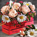 Miniatyrbild 1 av 5: 30 × 40 Träblomma korg diamantmålning (30 * 40, 1 stycke