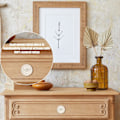 Miniatyrbillede 2 af 5: Boho Rattan Kommode Knopper Runde Skruer Kompatibel Boho Møbler