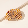 Miniatyrbillede 3 af 5: Checker Claws Skildpadde Hårspænder Klø-Klips til Kvinder Ikke-Glid