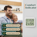Miniatyrbillede 5 af 5: Termometer til indendørs LCD-termometer Hygrometer Digital temperaturfugtighed til stue