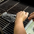 Miniatyrbilde 3 av 4: Grillbørste Langt Håndtak Rustfritt Stål Børstehår Anti-brennsikker Sikkerhet for Grilling Piknik