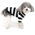 Miniatyrbillede 2 af 5: (nior S) Vinter Sweater Fleece Frakke til Små Hunde Varmt Stribet Cl