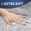 Miniatyrbilde 2 av 3: 3-delt baderomsmatte sett, myke absorberende mikrofiber badematter og U-formet kontur toalettmatte sett, sklisikker
