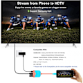 Miniatyrbild 5 av 6: Portabel Switch-docka med HDMI-adapter för Nintendo Switch, Resedocka 3-i-1 Switch Docki Red and Blue
