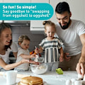 Miniatyrbild 2 av 5: Silikon Äggseparator, Separera Ägggula från Äggvita, Svalkande Utlösning, Äggulans Separator Ägg Extraktor, Köksredskap B