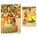 Miniatyrbillede 5 af 5: 1 stk. Oplyst Julelandsby, Oplyst Julehus (B), Ch
