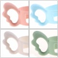 Miniatyrbillede 2 af 5: 4 stk. brede hals silikone babyflaske greb ydre diameter O