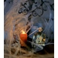 Pikkukuva 3 / 5: Halloween 60g valkoinen hämähäkinseitti koriste 30 teko hämähäkillä, hämähäkinseitti, hämähäkinseitti verkko, pelottava koriste