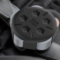 Miniatyrbilde 2 av 4: Set med 2 euro-myntsamlere med hurtigutløser (myntboks for mynter)