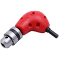 Miniatyrbilde 3 av 4: 1 Sett 90 Graders Rettvinkel Forlengelseschuck 1-10mm Tre Kjeve Chuck Verktøy Rettvinkel Drillfeste med 9.5mm & 3/8\" Skaft