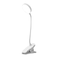 Miniatyrbillede 2 af 4: Læselampe Klemmelampe Skrivebordslampe Lysstyrke Tilstand Hvid [Opladning og Pl
