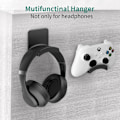 Miniatyrbild 4 av 5: 2-pack hörlursstativ - Hörlurshållare med [starkt lim] för spelheadset