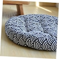 Miniatyrbilde 3 av 5: Håndlaget Bølge Tatami Futon Pute 40x40cm Tatami Puter Sittepute På En Studentkontorstol Pute Multifunksjonell