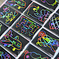 Miniatyrbild 2 av 5: Scratch Art Leksaker - Partypresenter Scratchkort med Stick - 1