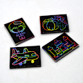 Miniatyrbild 3 av 5: Scratch Art Leksaker - Partypresenter Scratchkort med Stick - 1