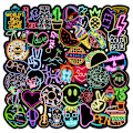 Miniatyrbilde 4 av 5: Vanntett graffiti klistremerker, graffiti klistremerker, neon graffiti klistremerker for bærbare datamaskiner, motorsykkel 100pcs