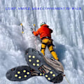 Miniatyrbillede 3 af 5: 1 Universal tandhjul Anti-Ski Crampons Egnet til vintervandring, vandreture, bjergbestigning, vandreture, J