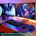 Miniatyrbillede 3 af 4: Gaming Mousepad, Stor Udvidet Mousepad Stor Computer Mousepad til Hjemmekontor Gaming Arbejde 31,5x15,7 tommer