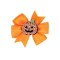 Pikkukuva 1 / 3: Halloween-hiuspinnit Kurpitsa Oranssit Jousi Barretteet söpöt hiusneulat tytöille lapsille Halloween-juhliin hiuslisävarusteet