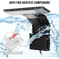 Miniatyrbillede 4 af 5: Akvarielampe (sort), Clip on akvarielampe 3 farver LED-belysning Akvarielampe Fisktanklys 220