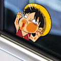 Pikkukuva 1 / 3: 2 kpl Anime One Piece Monkey·D·Luffy Vinyyli Auto Seinä Lapt