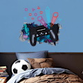 Pikkukuva 2 / 5: 3D-seinätarra Gamer Game Players Zone, 3D-seinätarrat Li