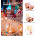 Miniatyrbillede 5 af 5: LED Lysende Balloner, 500 stk Mini Runde LED Balloner Vandtætte