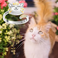 Miniatyrbillede 5 af 5: Sød Kat Spinner Ringe Åben Justerbar Dyr Kæledyr Killing Ring Fin Stabelbar Bånd Fidget Angst Bekymring Stresslindrende Finger Løfte Forlovelse Gi