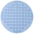 Miniatyrbillede 1 af 5: Skridsikker bademåtte, 30 x 30 cm skridsikker brusemåtte, hurtigtørrende brusemåtte, med sugekopper og drænhuller, anti-skimmel PVC, til brusebad, badeværelse