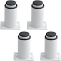 Miniatyrbild 1 av 4: Set med 4 Starka Justerbara Möbelben i Metall för Bord, Säng, Soffa (80mm-120mm, Vit)