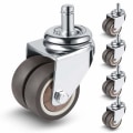 Miniatyrbild 1 av 4: Svart 5 st kontorsstolsrullar 360° rotation för spel