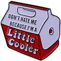 Miniatyrbillede 1 af 5: Don't hate me because I'm a little cool Ord Enamel Pin Socialt Ubehagelig Badge Taske Tøj Lapel Pin Punk Smykker Gave