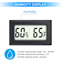 Miniatyrbillede 4 af 4: 4 stk. Reptil Termometer Mini Digital Fugtighed Temperatur