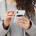 Miniatyrbild 5 av 5: (Rosa) Starkt självhäftande korthållare Mobiltelefon ID-korthållare Silikonplånbok Kompatibel med
