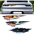Pikkukuva 1 / 3: 3D-stereoskooppinen 3-osainen kurkistussilmäautotarra