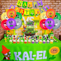 Pikkukuva 3 / 5: 32 kappaletta Plants VS Zombies -juhlakoristeet, mukaan lukien PVZ Happy Hirthday -banneri, PVZ-kakunkoriste, PV