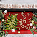 Miniatyrbilde 3 av 4: 1 stk   Juletrær Glad Jul Dørmatte, Snøfnugg Vinter Hjem Decor Lav Profil Bryter Teppe Dør Matte Gulv Matte for Ind
