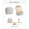Miniatyrbillede 4 af 4: 1 stk. rejse makeup toilettaske opbevaringspose med justerbare skillevægge til opbevaring af kosmetik Mak Gray