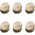 Miniatyrbillede 1 af 4: Knapper til Tøj, Syknapper, 6 stk, Metal Knapper, Hvide Knapper, 22mm (0,87 tommer), Knapperstatning, Buksknapper, Bl