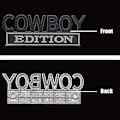 Miniatyrbild 3 av 5: Universal Cowboy Edition Emblem Sticker Ersättning Bil Lastbil SUV Kompatibel med Ford F150 Jeep Dodger Chevrolet Badge