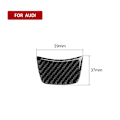 Miniatyrbilde 4 av 4: Dekaler for rattlogoer i karbonfiber til Audi A4 B6 B8 B7 B5 A3 8P 8L 8V A6 C5 C7 A5 A6 A7