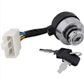Miniatyrbillede 1 af 3: 6-tråds tændingsnøgle til gasgenerator 2,5-6,5KW 188F Un