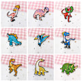 Miniatyrbild 3 av 5: Broderade tygmärken i form 15 PCS, för kläder, hattar, ryggsäckar